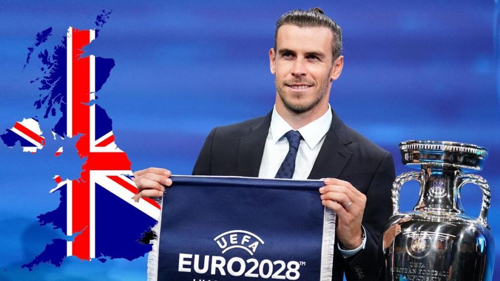 Euro 2028: The UK Prepares to Become Europe's Football Arena Once Again Euro Weekly News Gareth Bale with Euro Cup