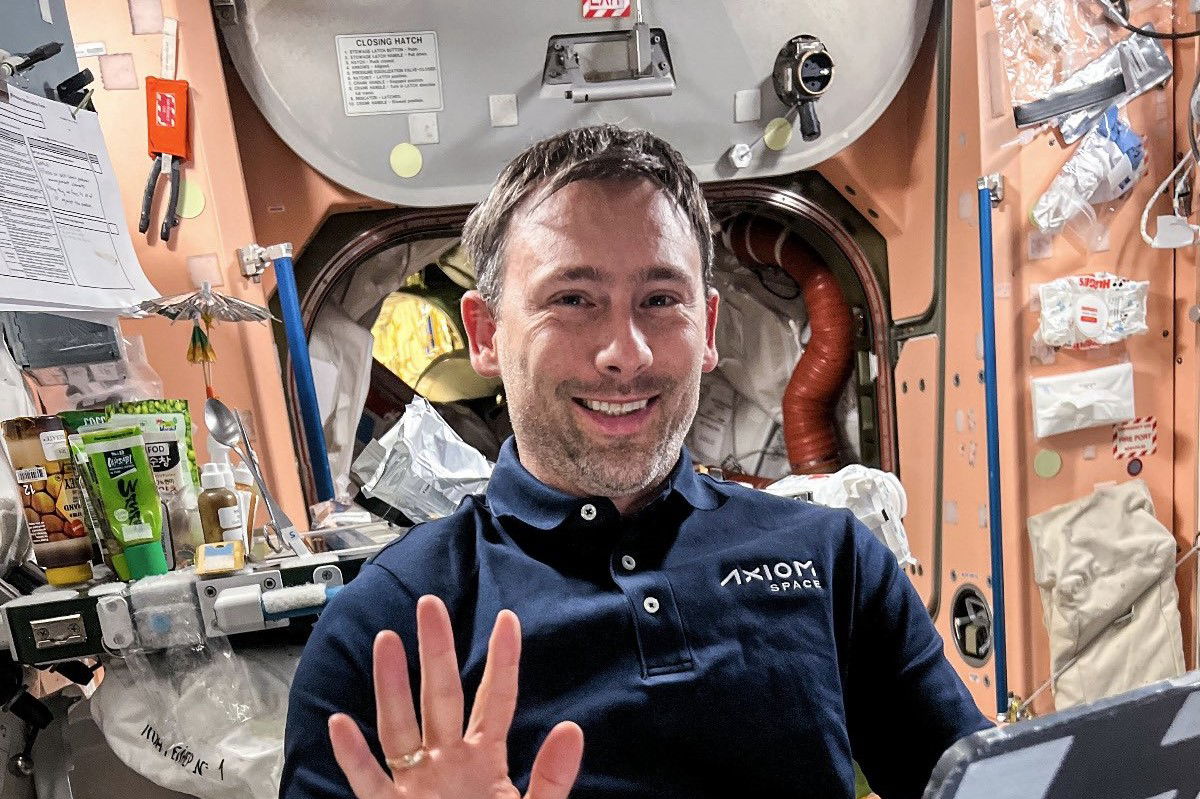 Poland’s second ever astronaut is safe in space