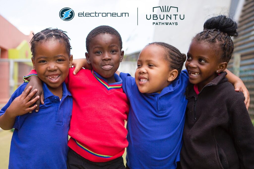 Electroneum, working with NGOs with reputable, responsible, long-term assistance to families in Africa | Credits: UP