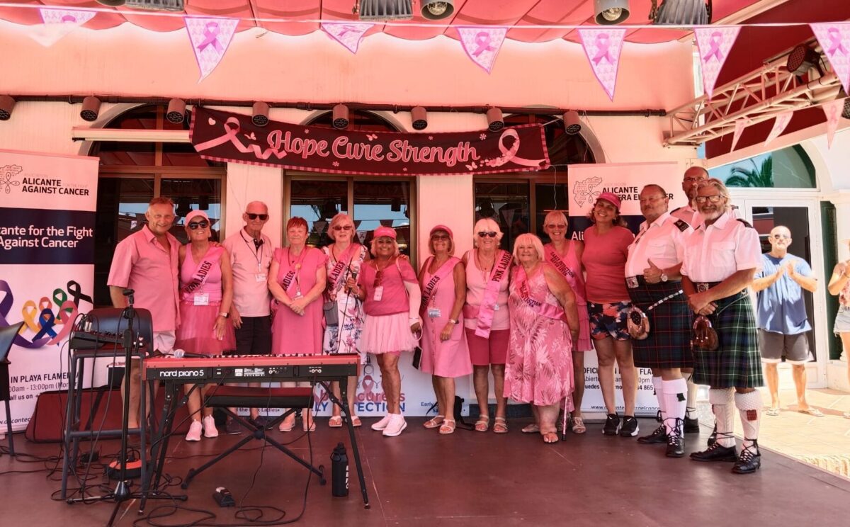 Maria and the Pink Ladies Walk for Life