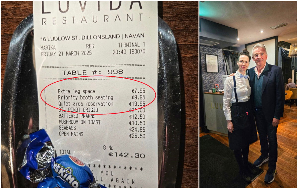 Ryanair CEO goes to restaurant and gets a bill full of his own tricks ...