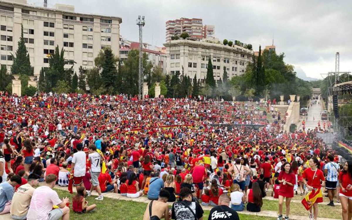 Football, fun and fiesta: Benidorm gets ready for Spain’s Euro clash with Italy