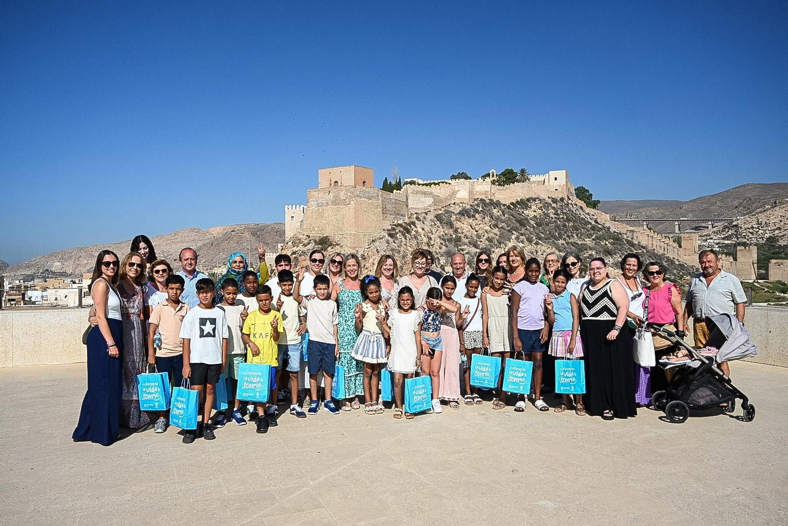 Almería families host Sahrawi children