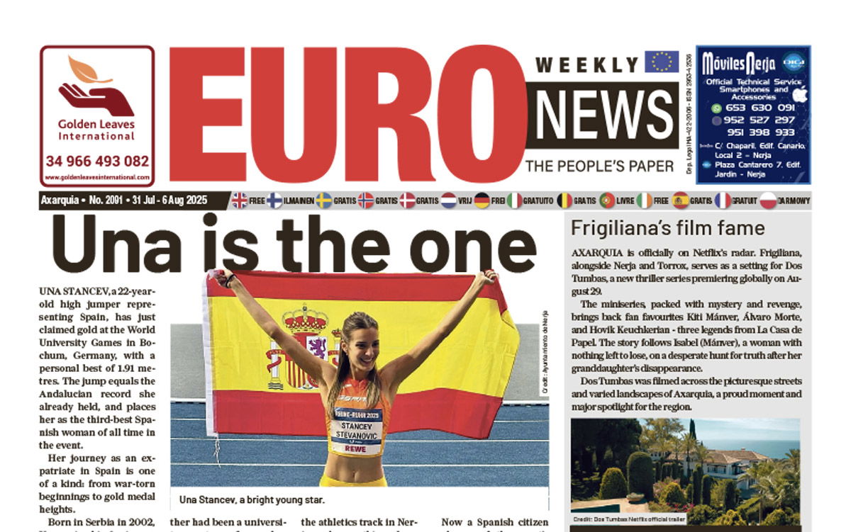 Axarquia newspaper 31 Jul - 6 Aug 2025