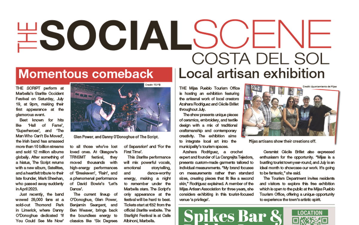 Social Scene for Costa del Sol 17 - 23 Jul 2025