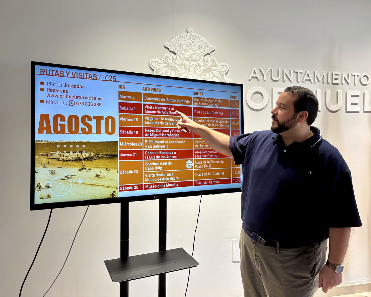 Orihuela launches August tourism routes