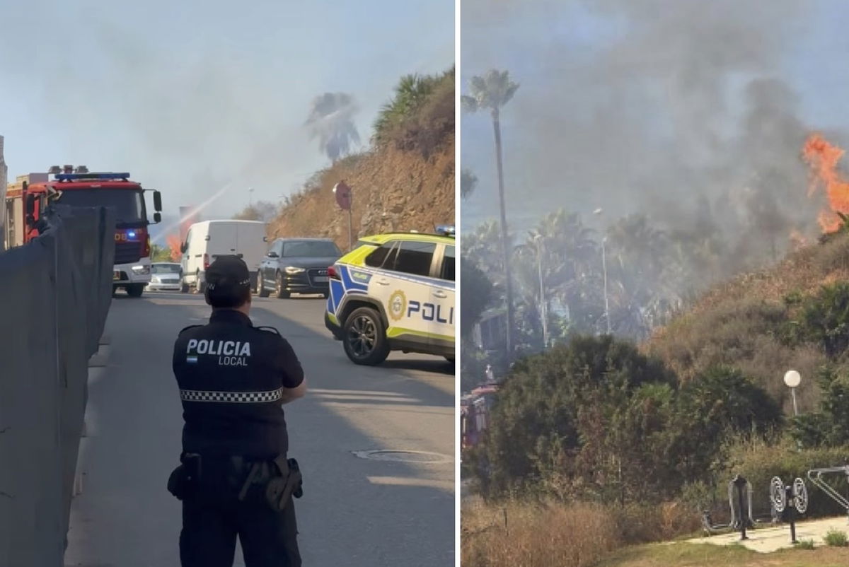 Fire breaks out in El Chaparral, Mijas – sixth fire in Malaga region in 48 hours