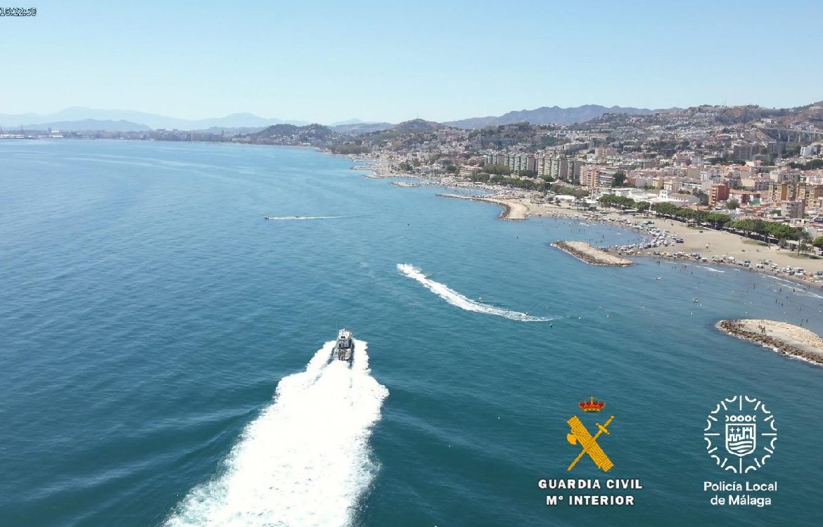 Police and Guardia Civil jet ski crackdown