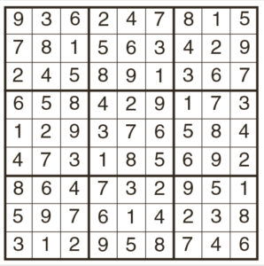 hard sudoku 2089