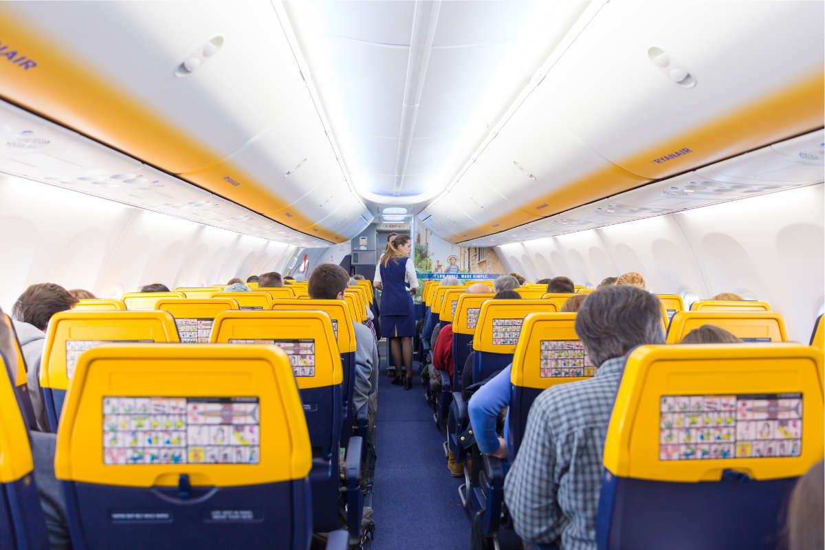 Cardboard seat confusion? Ryanair flight prompts online debate