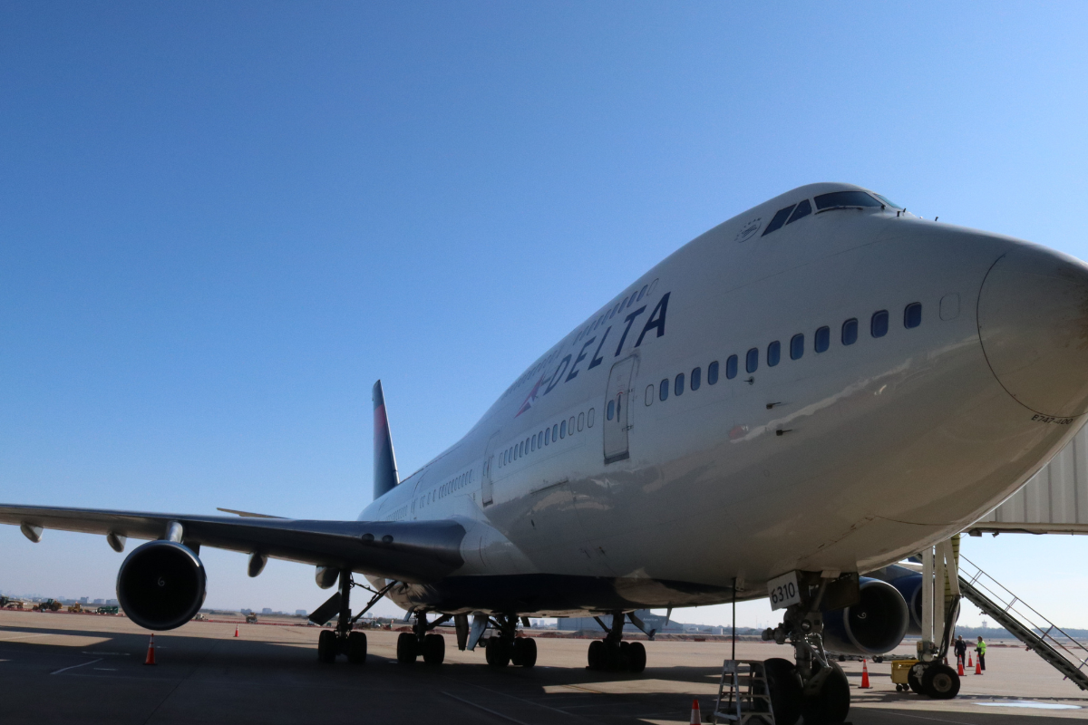 Delta flight lands on volcanic island after engine issue.
