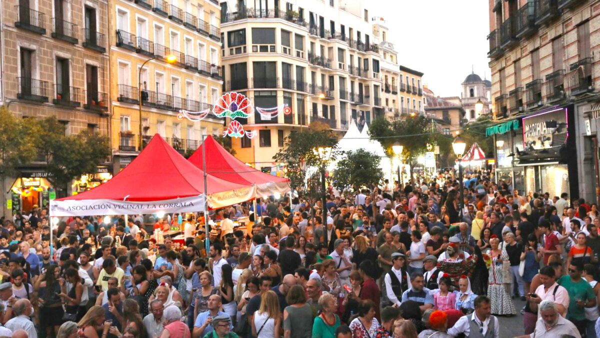 Madrid in August: One big street party