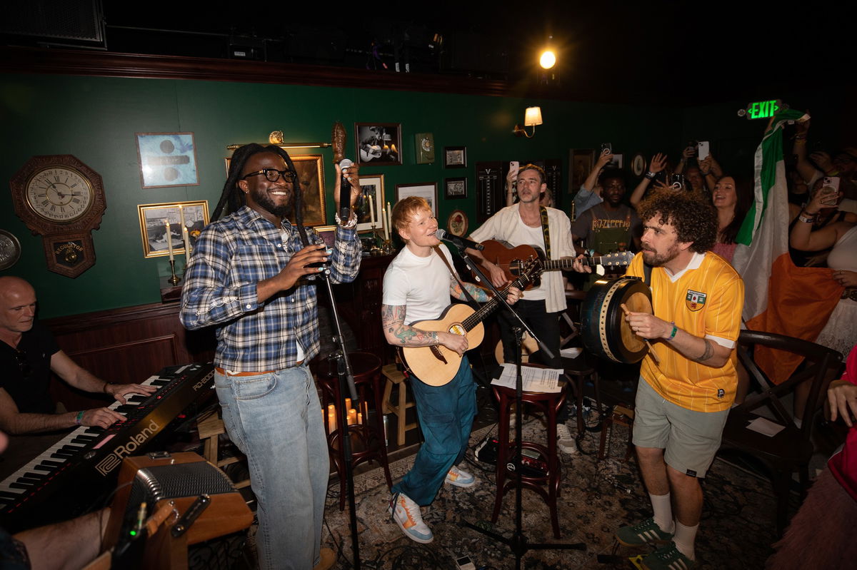 Ed Sheeran drops into Wexford for surprise gig