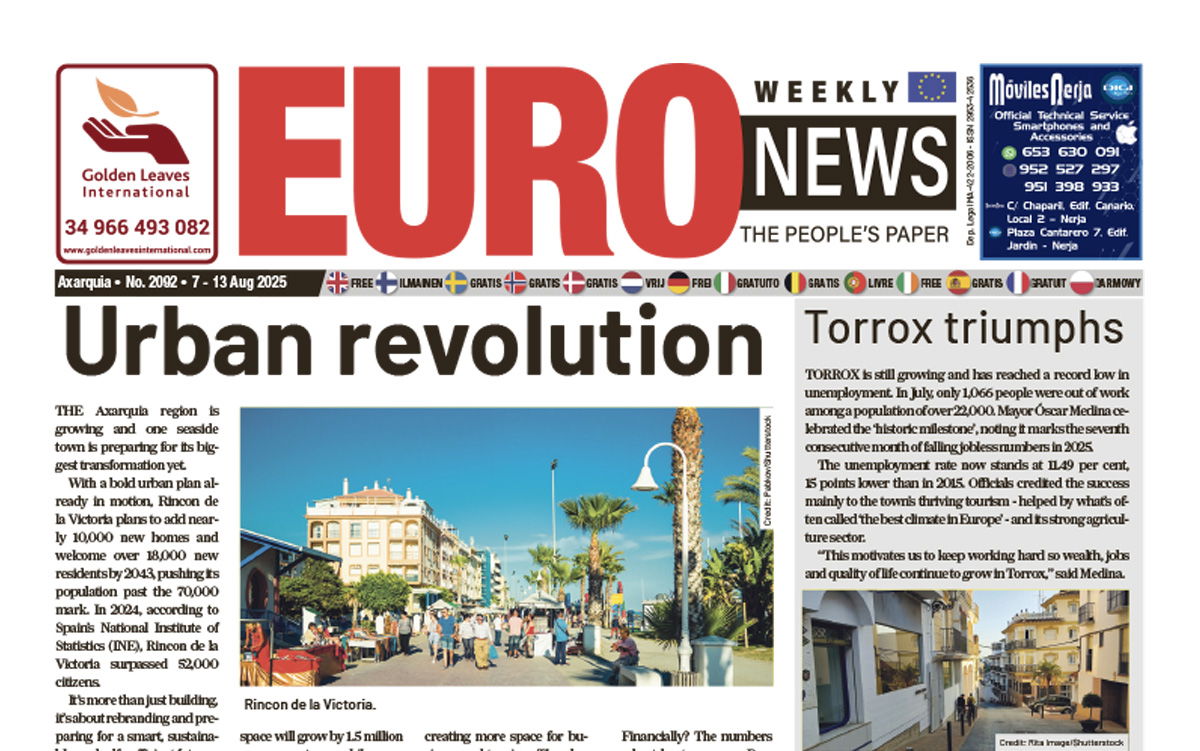Axarquia newspaper 7 - 13 Aug 2025