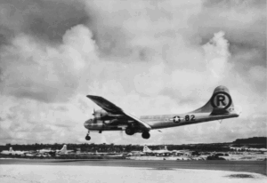 B-29 Super wall Enola Gay