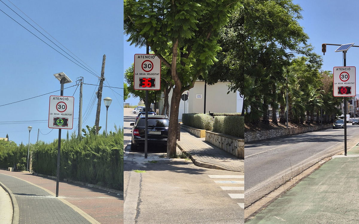 Educational traffic lights to promote road safety