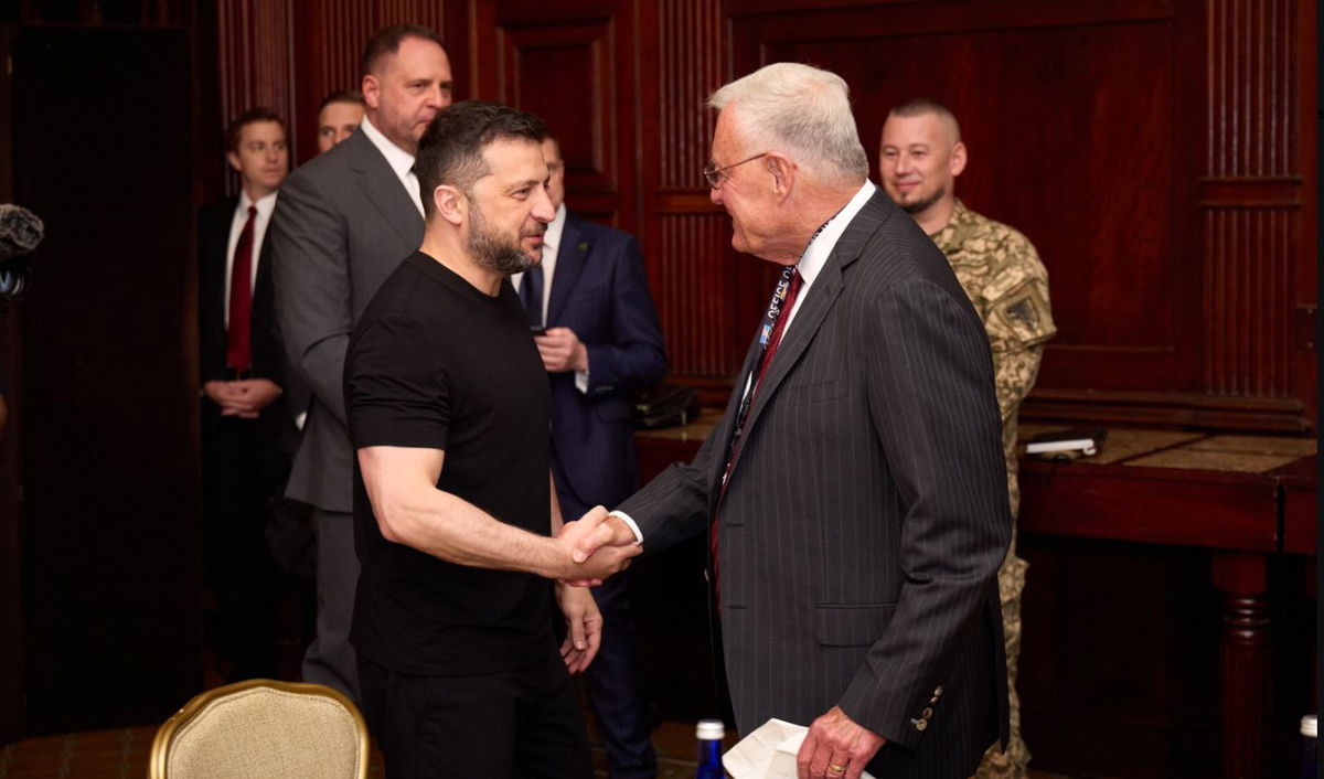 The White House meeting with Trump, EU leaders and Zelensky ends\” />