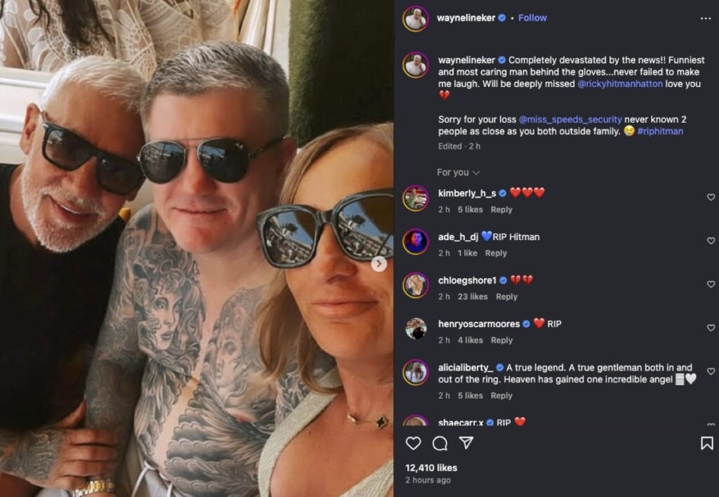 Wayne Lineker station connected Instagram.