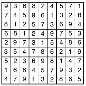 easy sudoku 2097