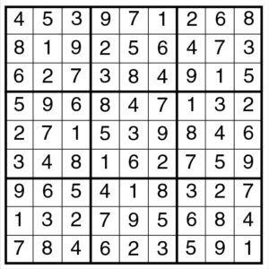 hard sudoku 2097