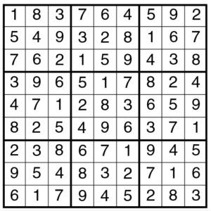 hard sudoku 2099
