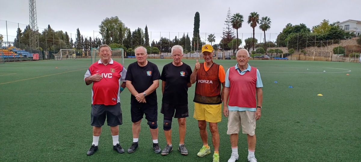 Benalmádena walking footballers show age is no barrier to the beautiful game