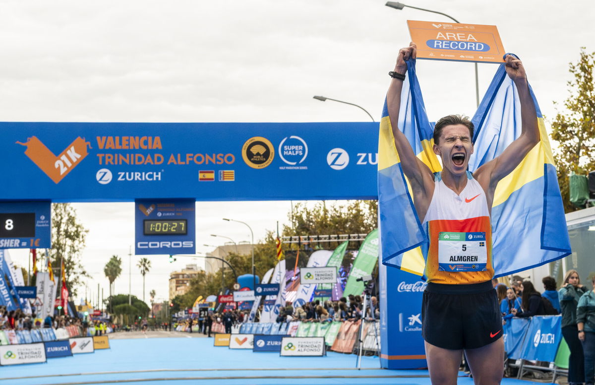 Swedish Runner: Andreas Almgren Smashes European Record In Thrilling Valencia Half Marathon Swedish Runner: Andreas Almgren Smashes European Record In Thrilling Valencia Half Marathon