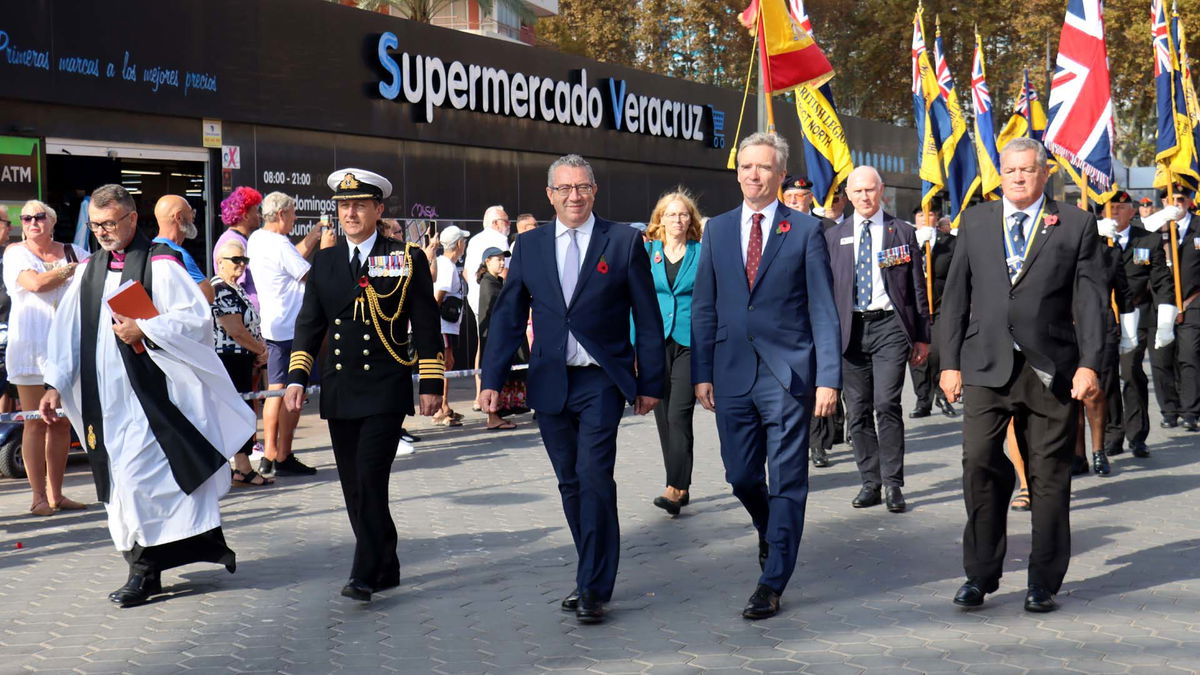 Spain honours British veterans with moving Poppy Appeal tribute