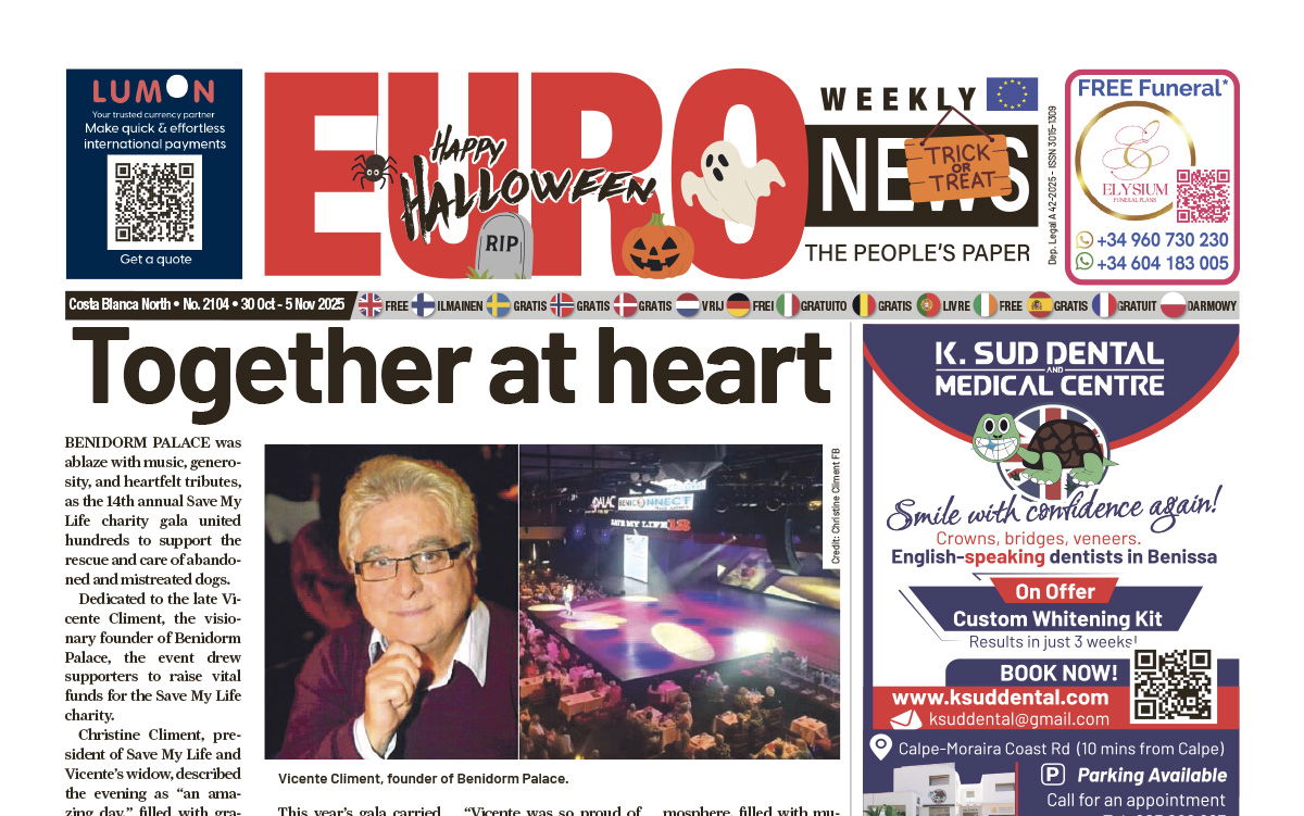 Costa Blanca North newspaper 30 Oct - 5 Nov 2025
