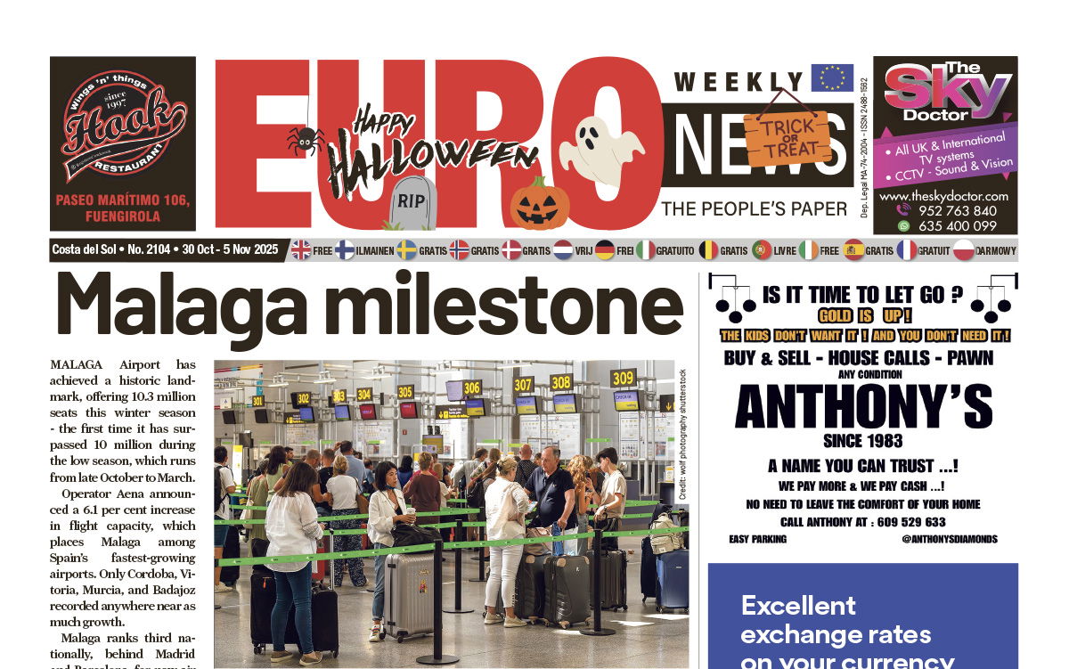 Costa Del Sol Newspaper 30 Oct - 5 Nov 2025