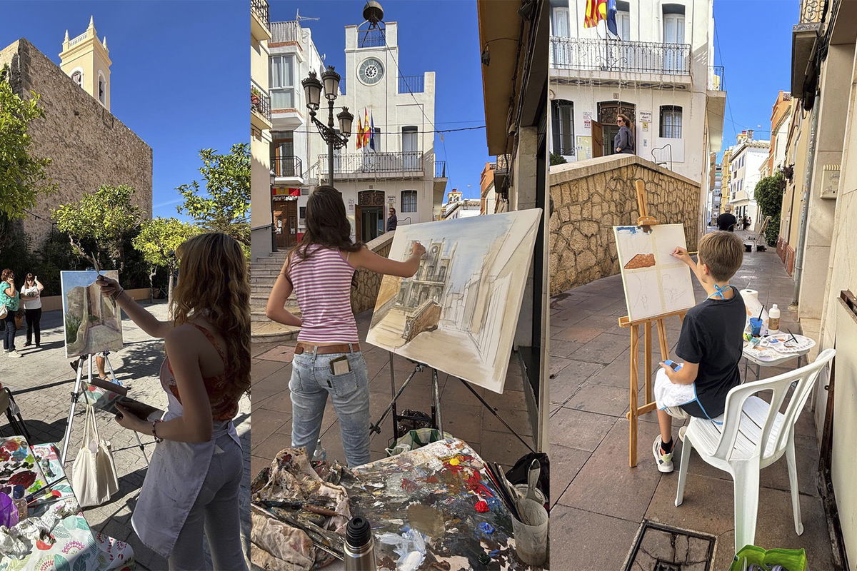 Artists from around Europe shine in Calpe’s painting competition