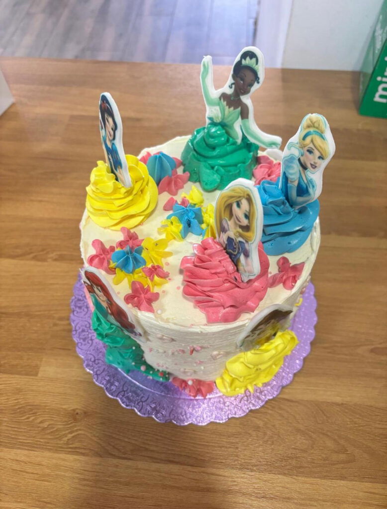 Disney princess day cake