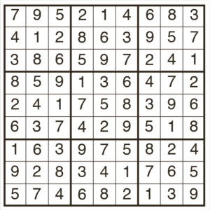 easy sudoku 2104