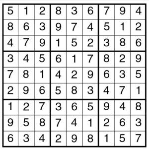 hard sudoku 2105
