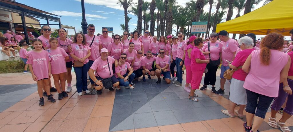 Unstoppable pinkish tide successful Torremolinos.