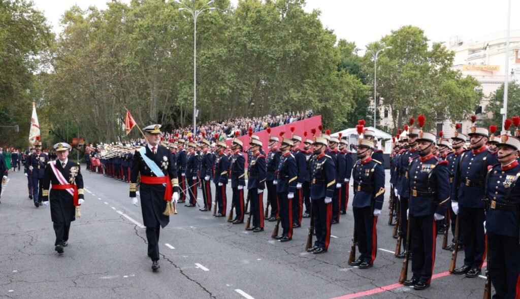 National celebration with King Felipe.