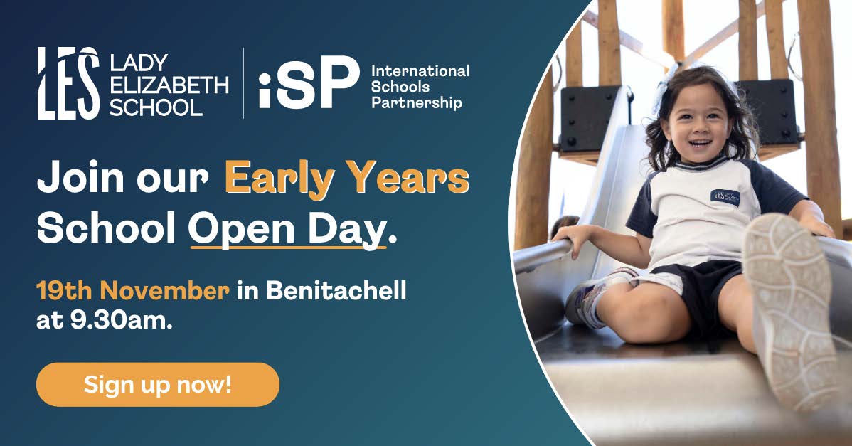 Nurture Your Toddler’s Curiosity And Confidence! Join Lady Elizabeth School’s Early Years In Person Open Day 19th November