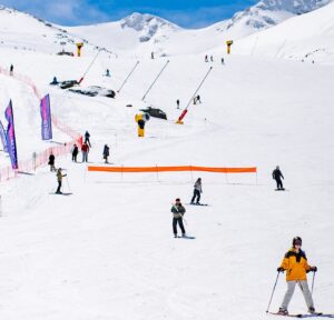 first skiiers of nan season