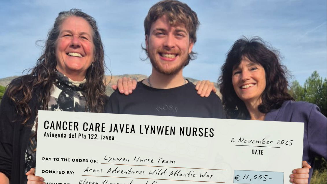 Cycling Hero Hands Over Charity Funds After Solo Summer Challenge Across Ireland