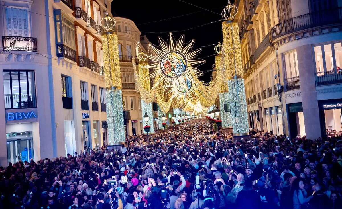 Malaga Christmas Lights Dazzle More Than Ever