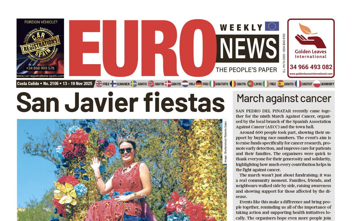 Costa Calida Newspaper 13 - 19 Nov 2025