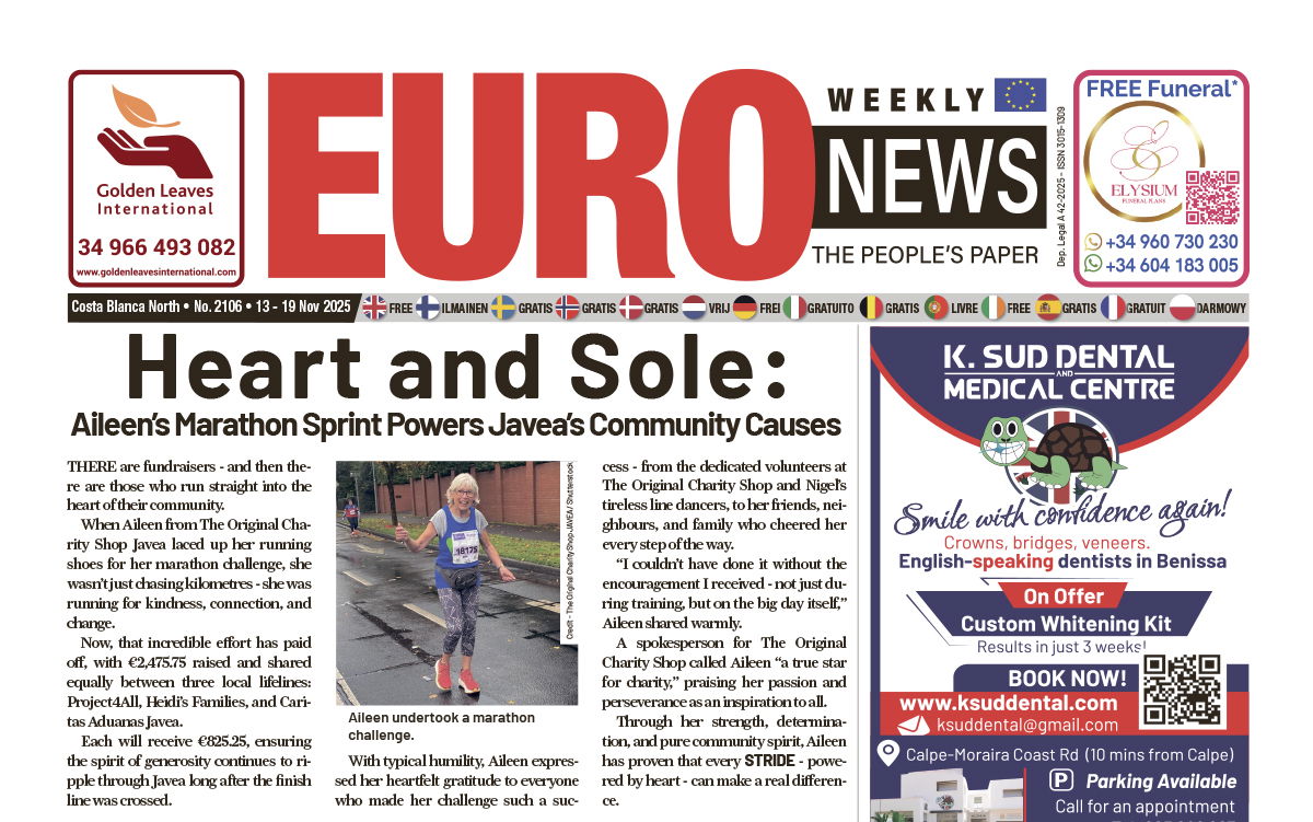 Costa Blanca North Newspaper 13 - 19 Nov 2025