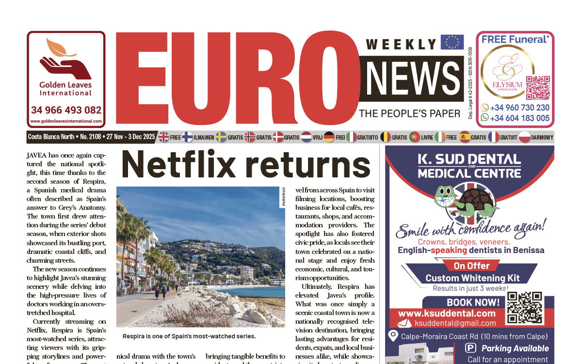 Costa Blanca North Newspaper 27 Nov - 3 Dec 2025