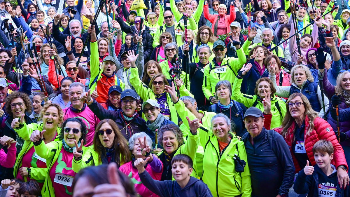 More Than 1,000 People Join Palma’s Seventh March For Equality Nordic Walking Event