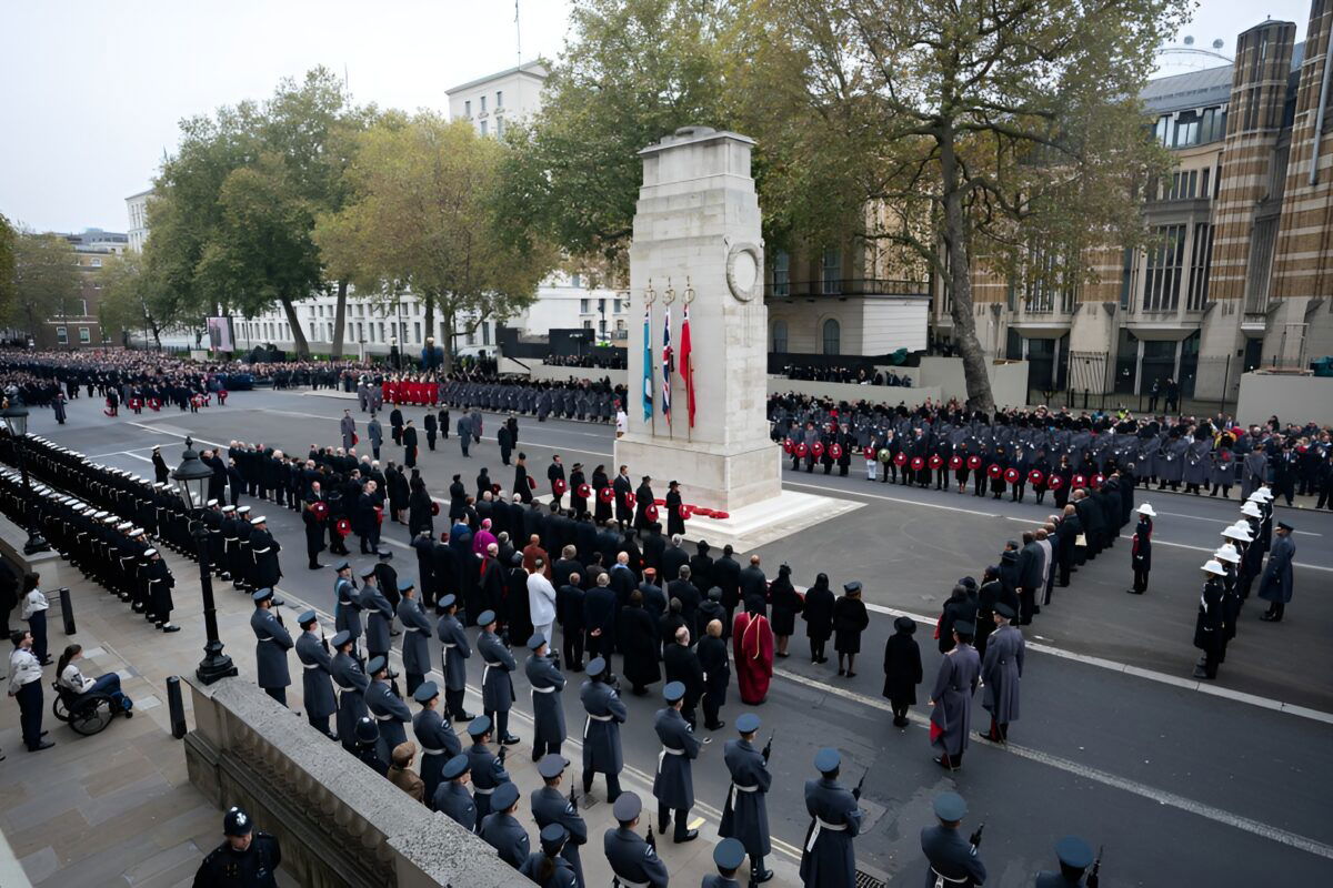 King Charles Leads Remembrance Sunday 2025 Two-minute Silence At Cenotaph – 80 Years Since Wwii Ended
