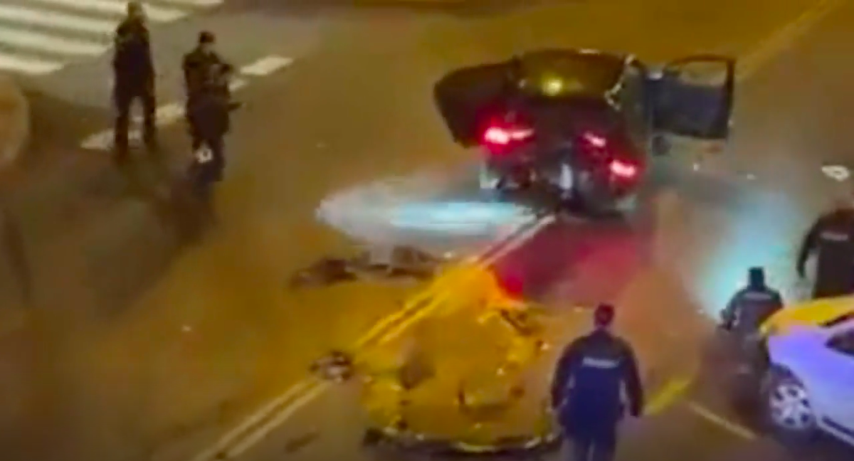 Madrid street horror: Collision, shooting and kidnap