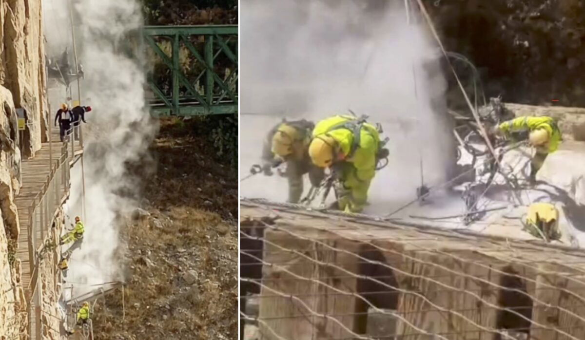 Spain’s Longest Pedestrian Suspension Bridge: Caminito Del Rey’s New Addition Delayed To Spring 2026
