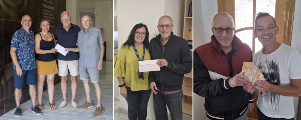 Gary hands retired costs collected.