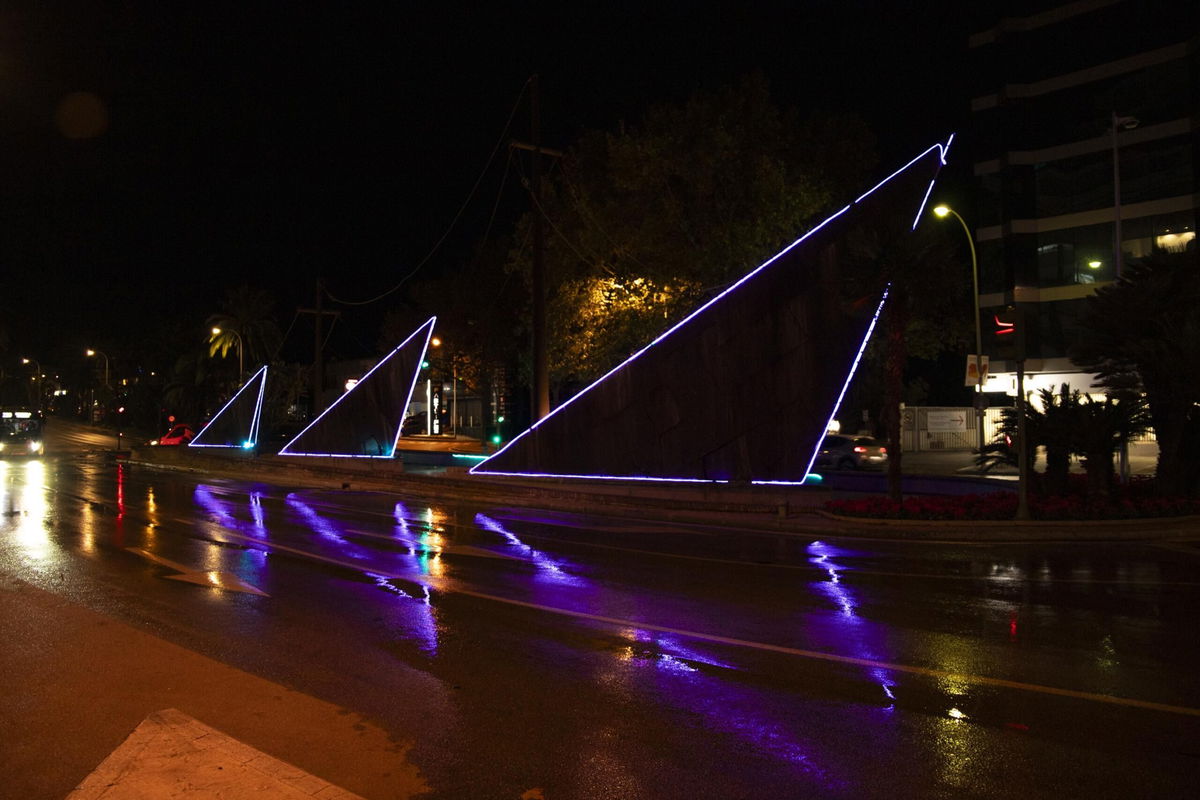 Marbella Landmarks Glow Purple For World Prematurity Day
