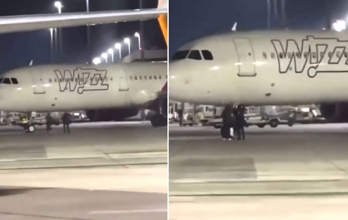Chaos In Cologne: Two Late Passengers Run Across Tarmac To Catch Departing Wizz Air Flight